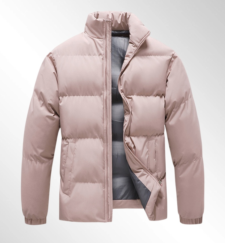 한국 패션 스타일을 강조한 스탠드업 칼라 재킷