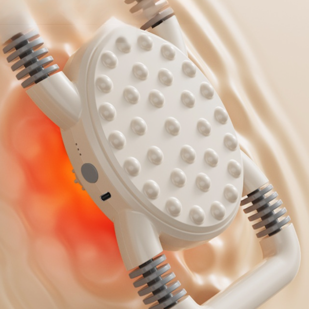 Portable fat-burning massager