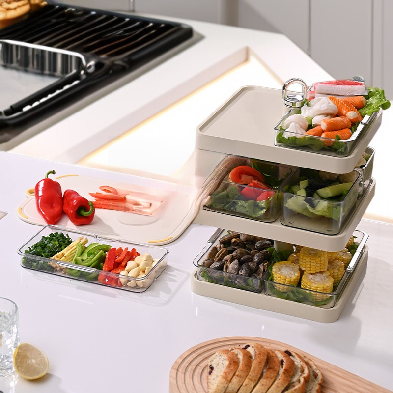 다층 다용도 음식 보관 접시 가정용