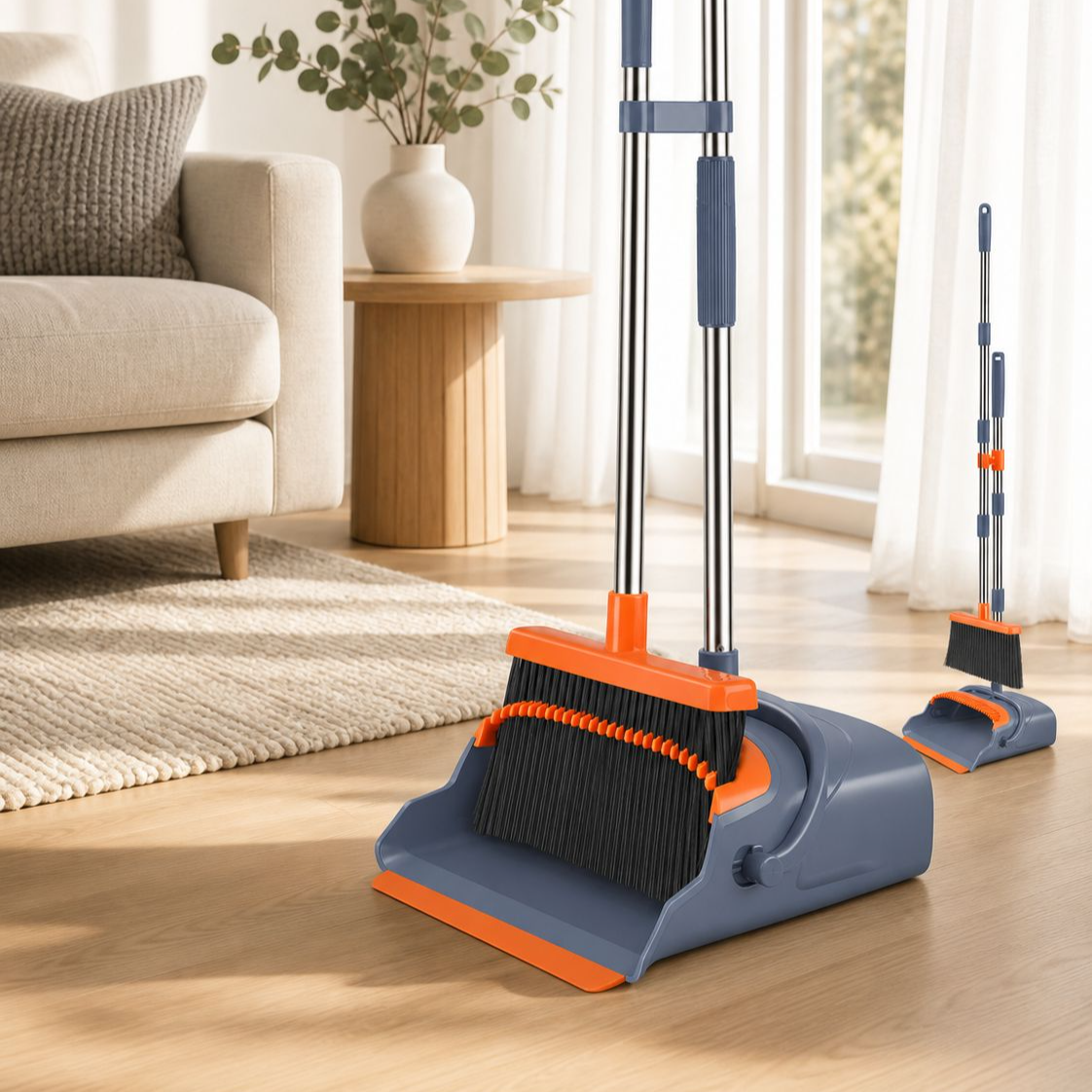 Multifunctional Portable 2-in-1 Sweeper and Dustpan