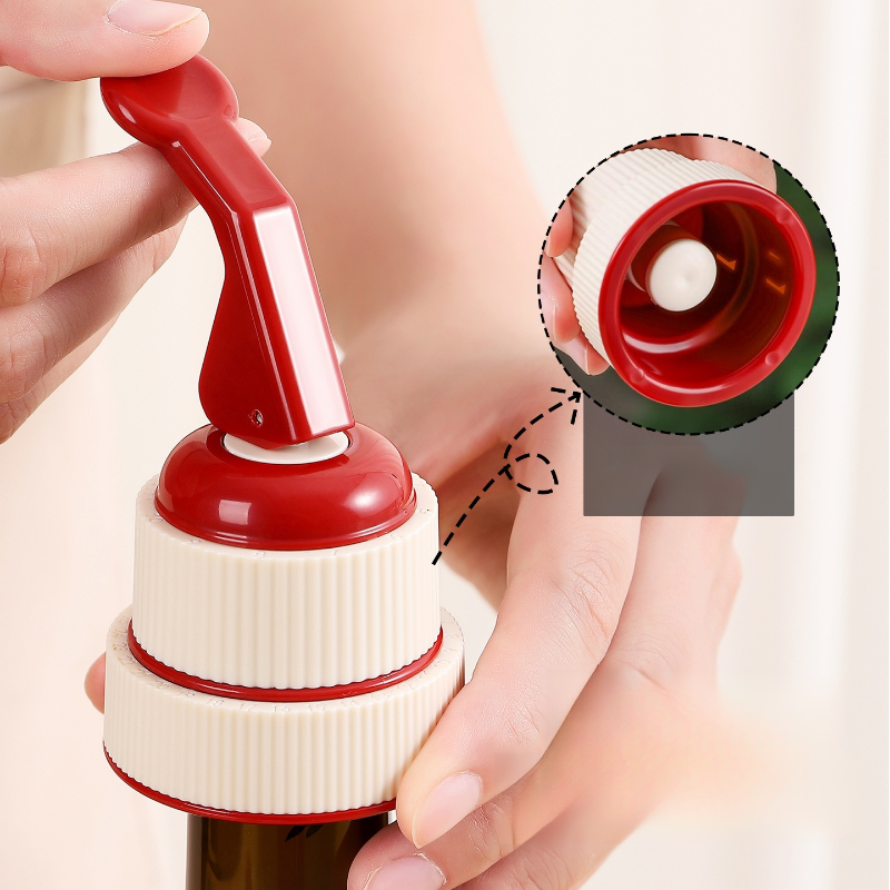 按壓式計時紅酒塞