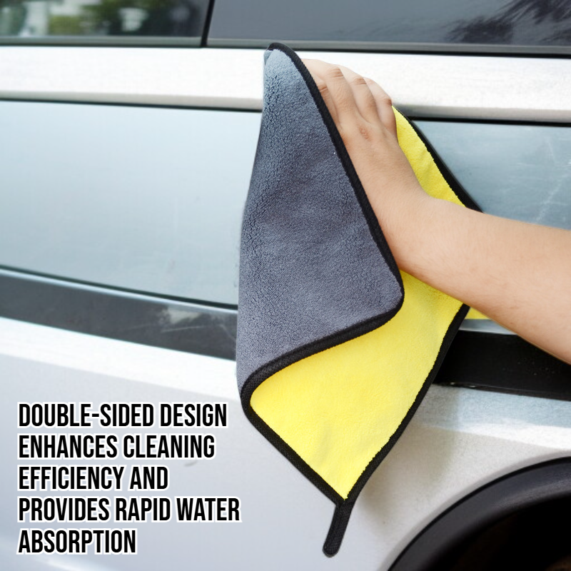Thickened Dual-Color Double-Sided Coral Fleece Absorbent Car Wash Towel