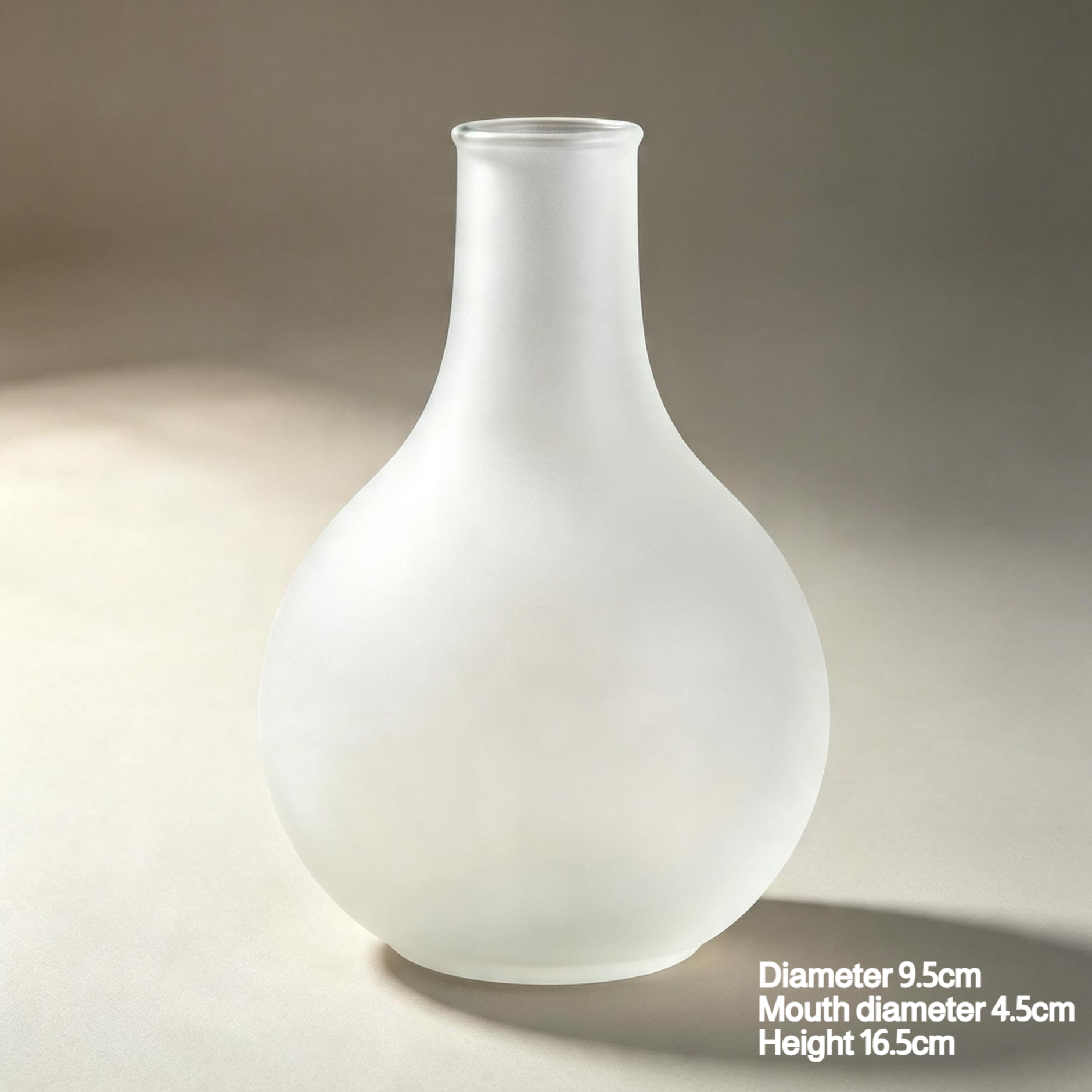 Nordic minimalist decorative vase on a modern coffee table