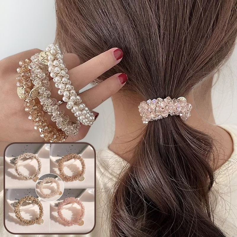 閃亮簡約百搭馬尾髮繩