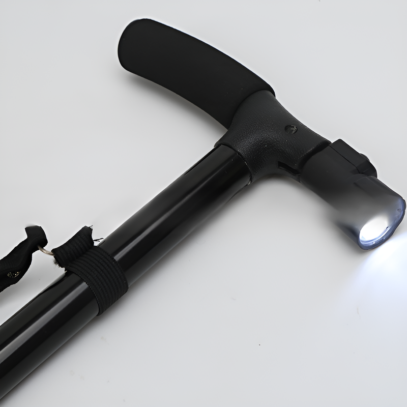 アルミ合金製多機能登山・スキー用警報杖