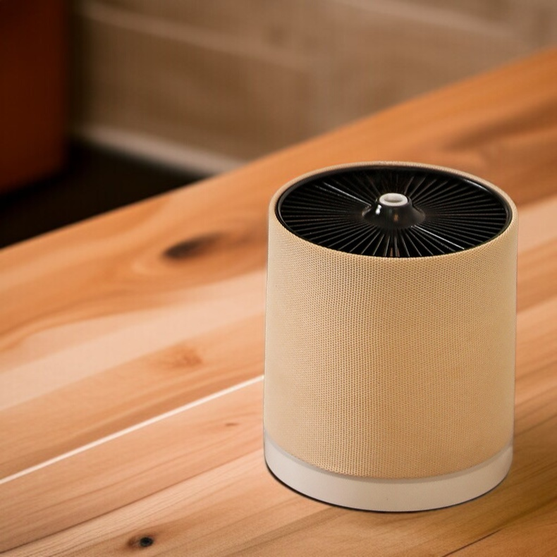 A7 ファブリックアロマセラピーマシンエッセンシャルオイル噴霧ディフューザーホームベッドルームオフィス雰囲気夜の光加湿器