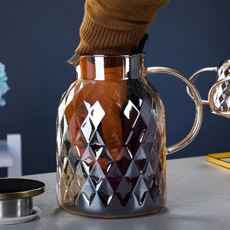 심플 스타일 대용량 냉수용 유리 주전자
