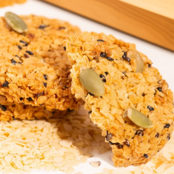 パンプキンシードオートミールクリスプ