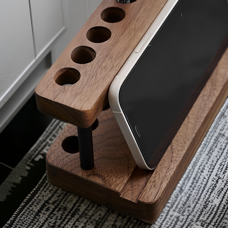 원목 다용도 펜스탠드 사무실 데스크 수납함