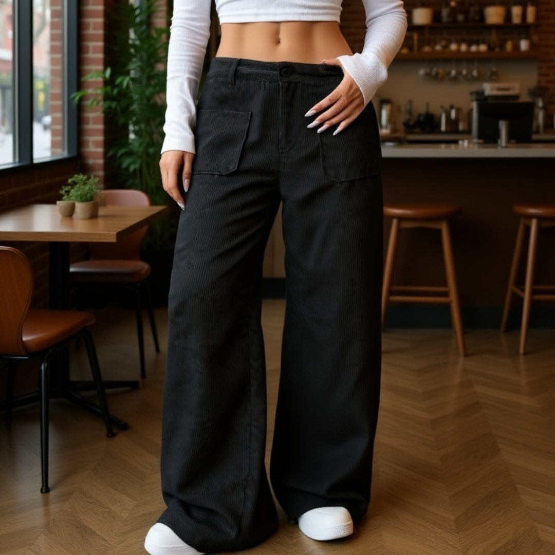 بنطلون نسائي عملي للارتداء اليومي