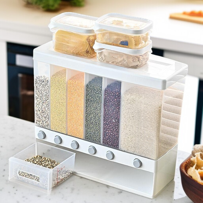 Wall-mounted Multi-purpose Grain Storage Container