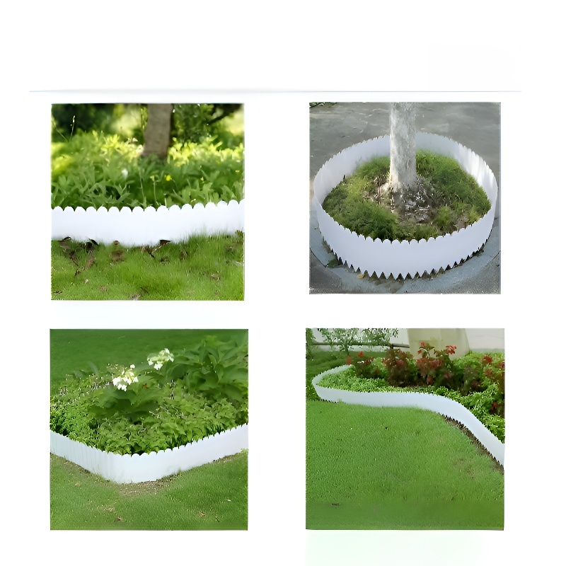 美しく耐久性のあるプラスチック製の花壇フェンス