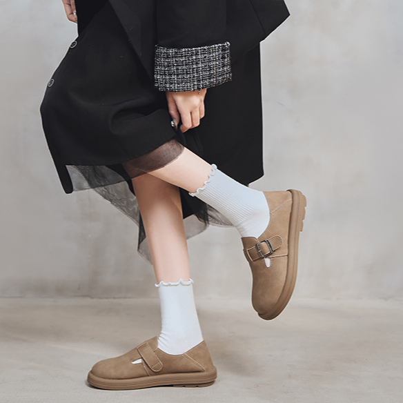 女性用ファッションローファー 柔らかいソール フラット 学生用ドライビングシューズ