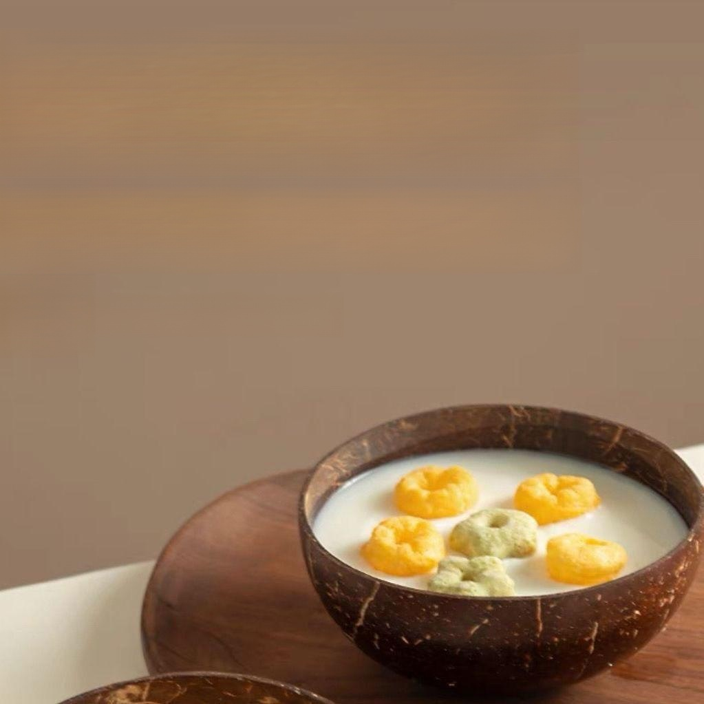 Wooden Coconut Shell Bowl