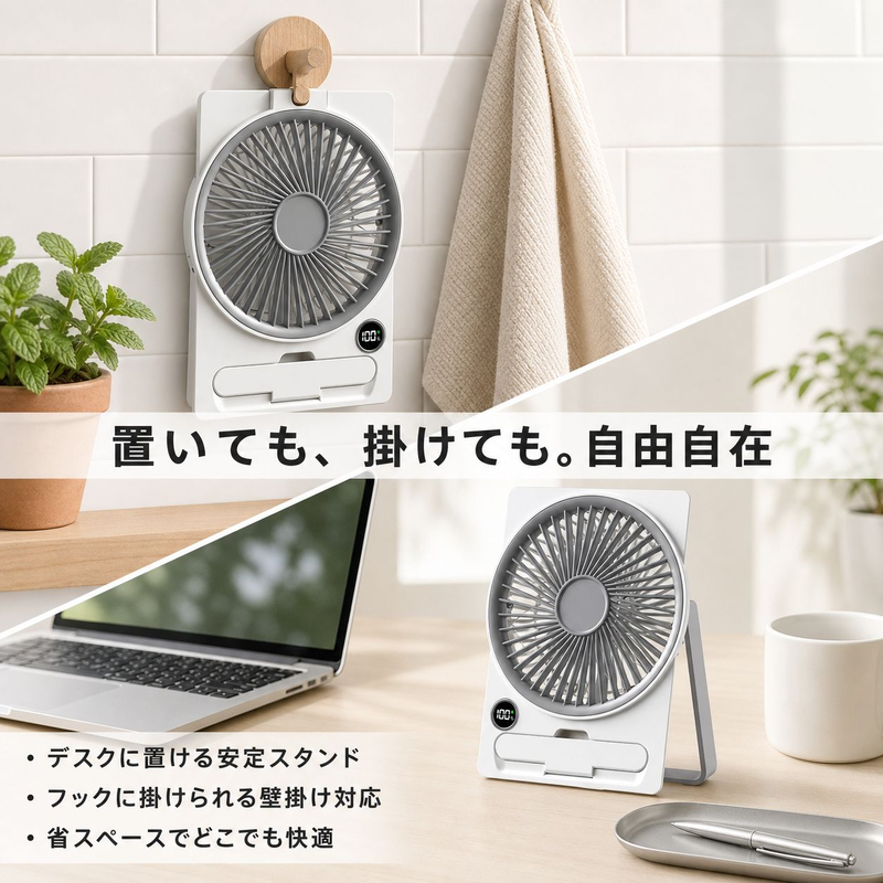 多機能0番カードスタンド・扇風機ベースとして利用可