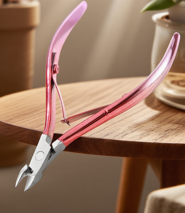 مقص أظافر من الفولاذ المقاوم للصدأ زجي بتصميم أنيق
