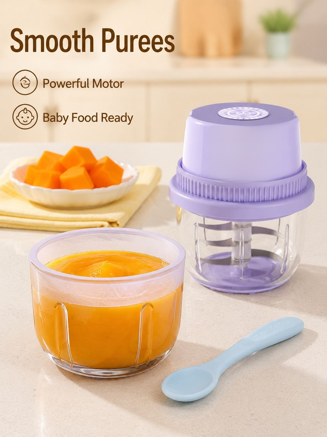 German wireless garlic crusher garlic pepper kitchen household meat grinder