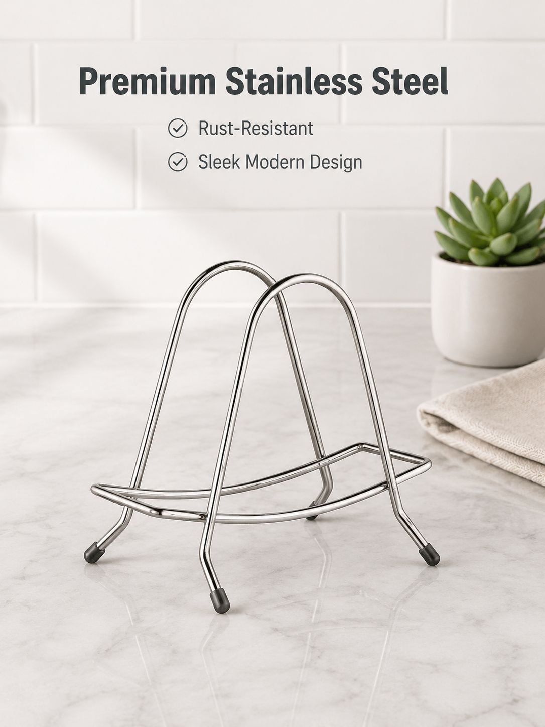 Stainless Steel Kitchen Cutting Board Rack