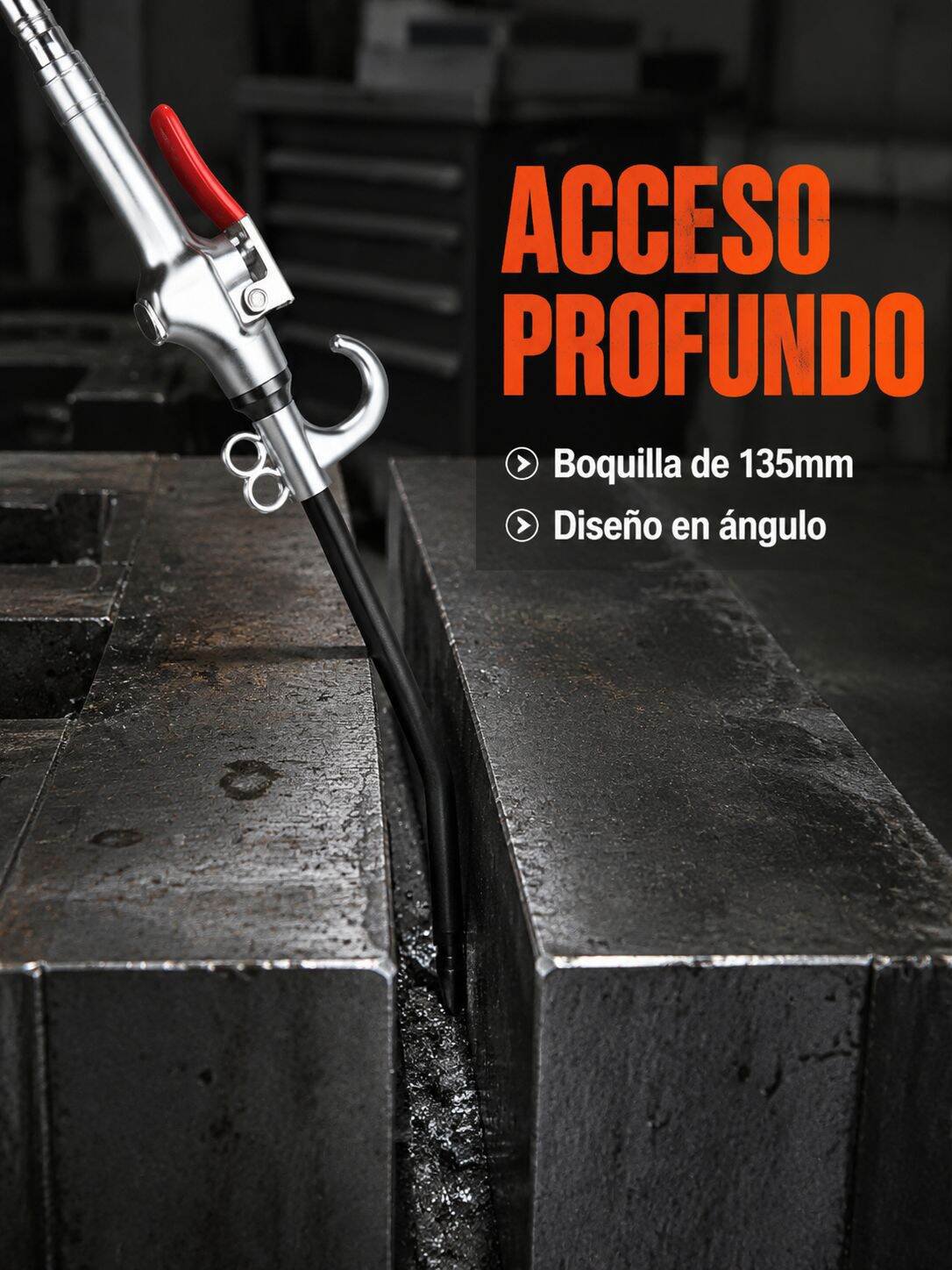 Pistola de aire comprimido de alta presión y potencia