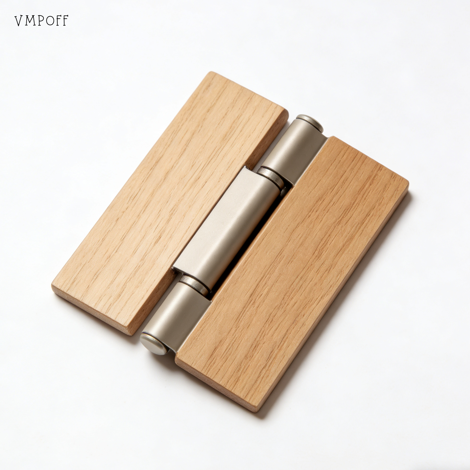 無垢材エッジの金属ヒンジ（10個）