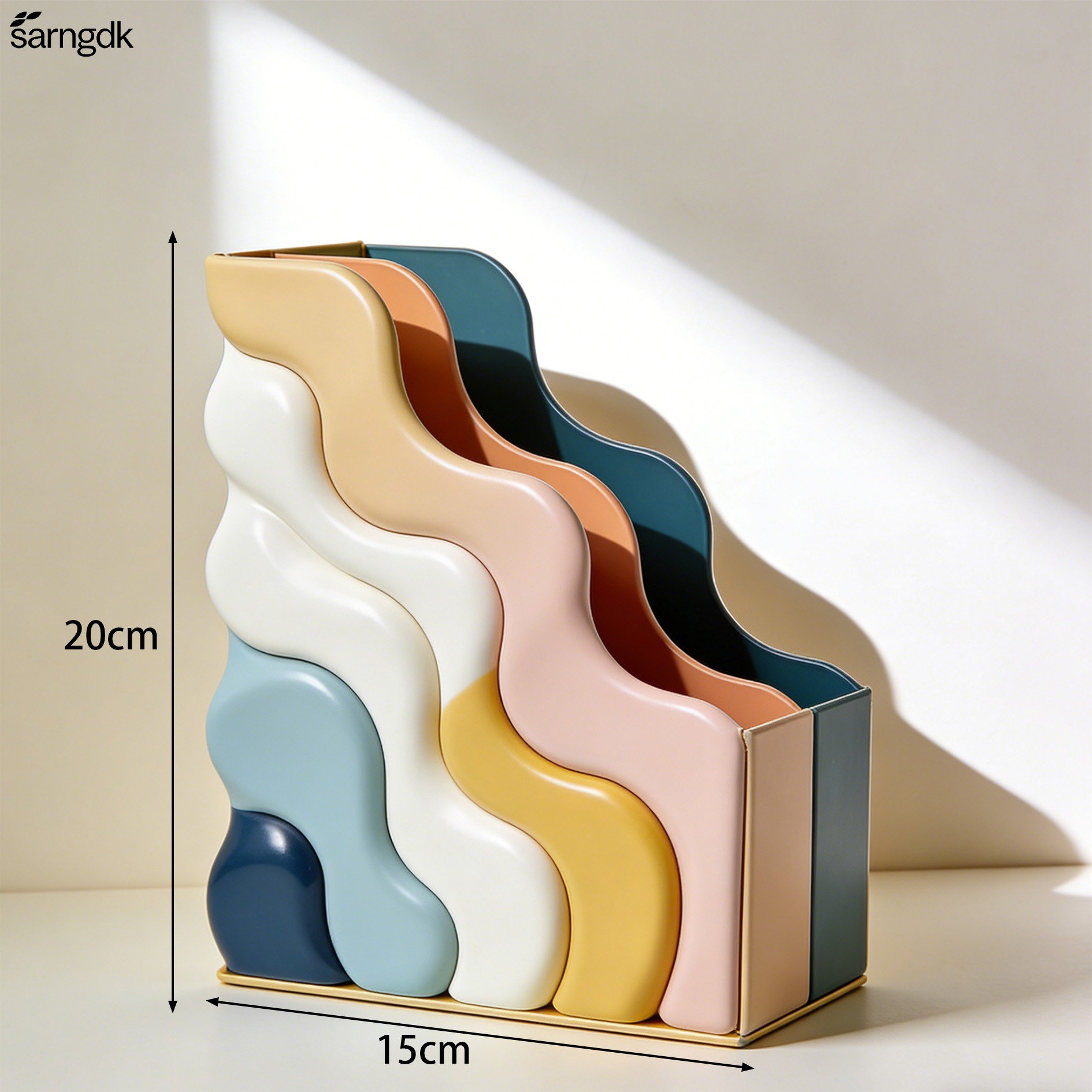 다양한 크기의 파일 보관함 세트 구성 사진