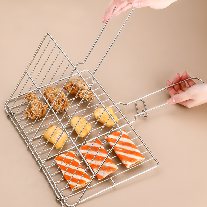 ตะแกรงย่างบาร์บีคิวกลางแจ้ง