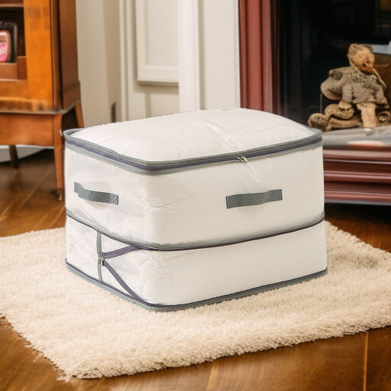 ถุงเก็บเสื้อผ้าและผ้าห่มแบบโปร่งใส