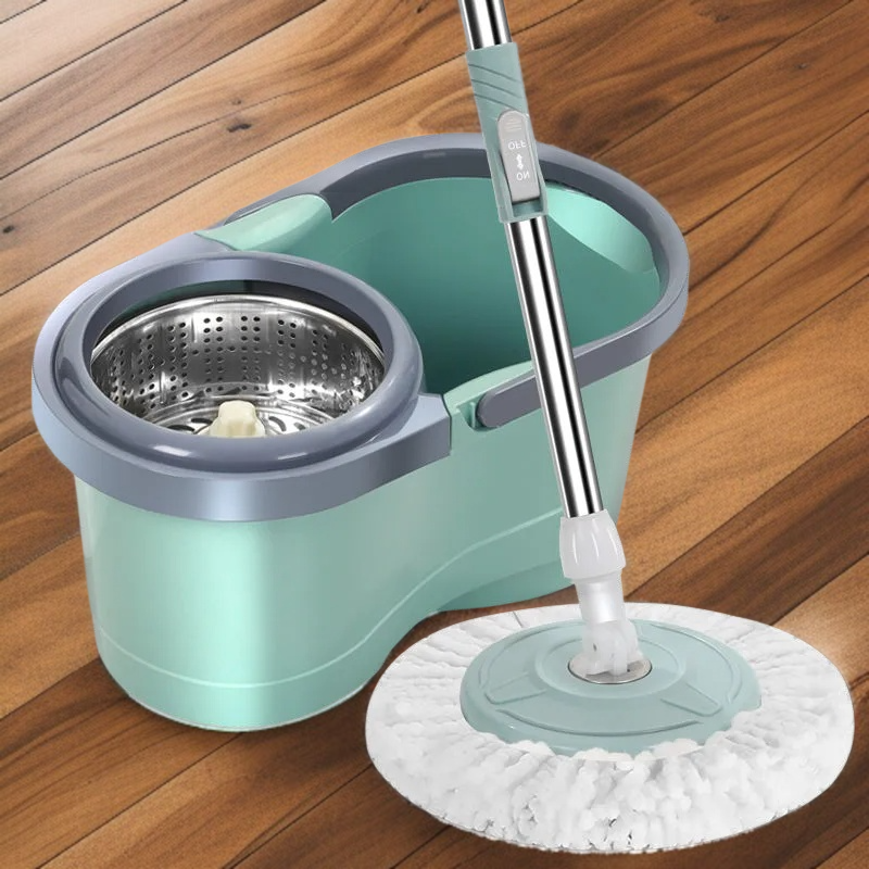 가정용 원터치 전자동 회전 밀대 손세탁 밀대통 게으름뱅이 밀대통 탈수 세트