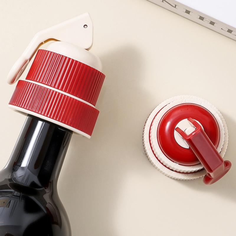 按壓式計時紅酒塞