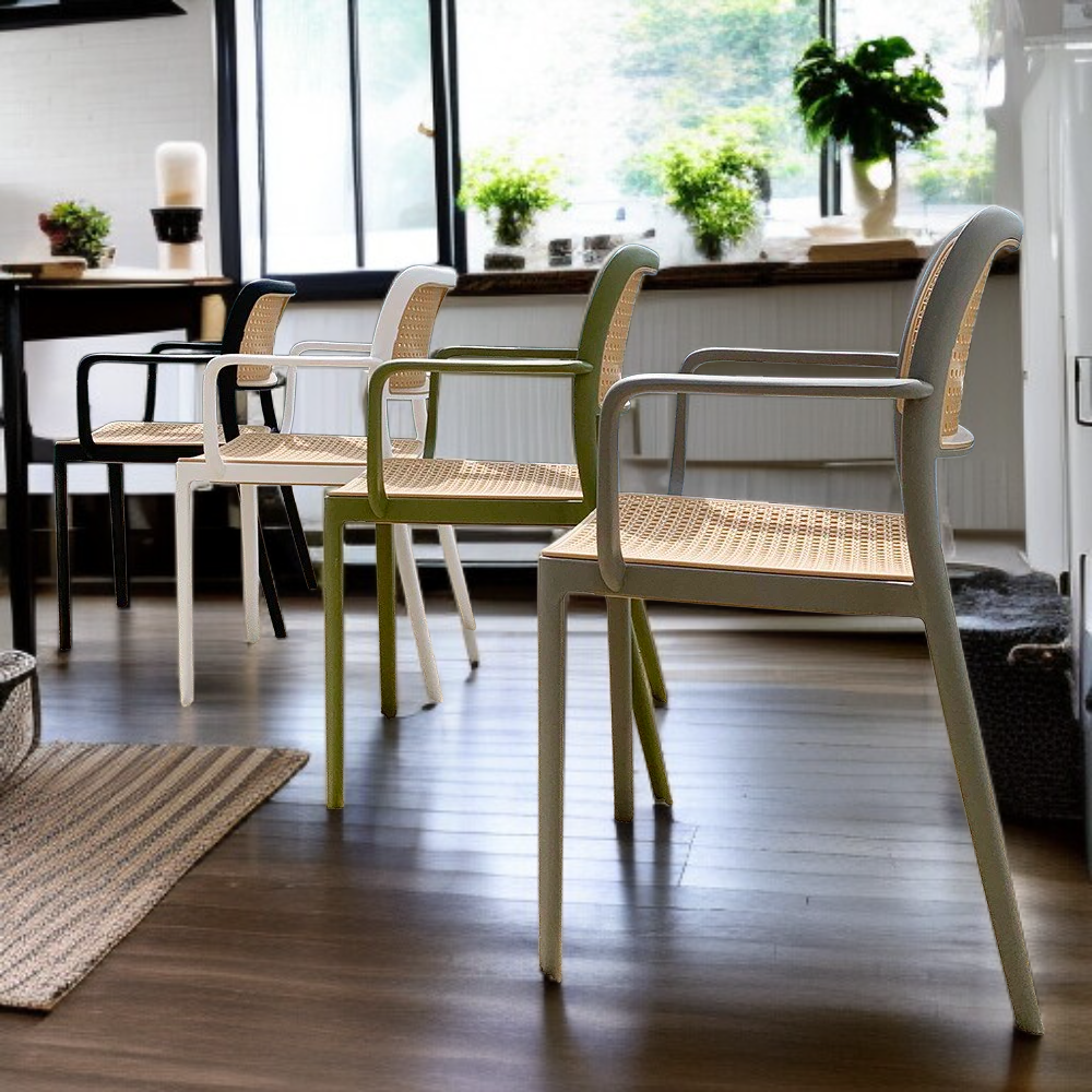 라탄 모카 암체어 야외 카페 테라스 장식용 의자