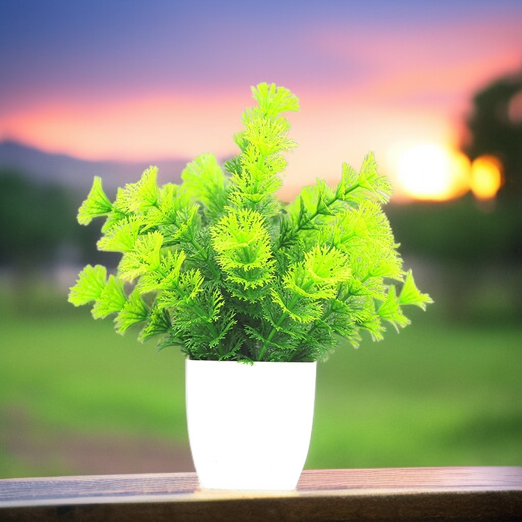 フェイクユーカリグリーン植木鉢付き