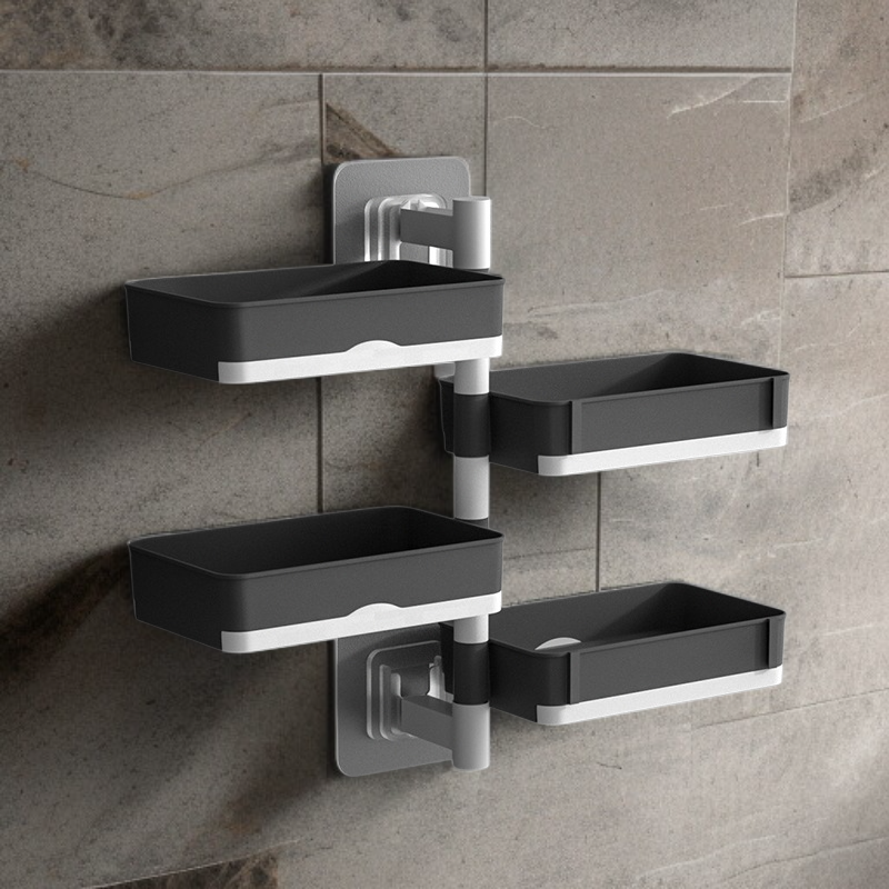 2중 3단 벽걸이형 수납선반