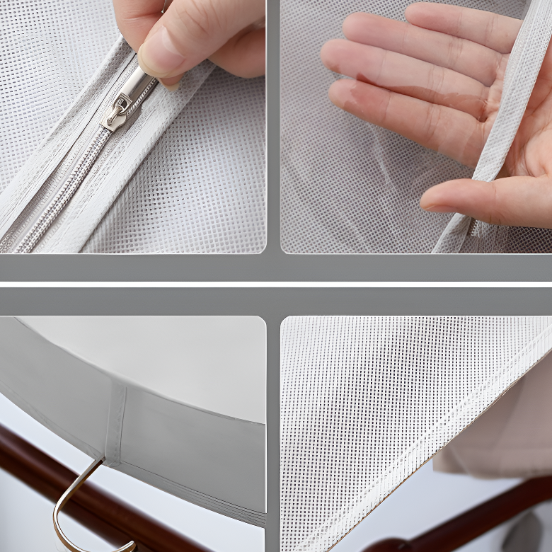 クローゼット用防塵防水半透明衣類保護カバーPEVA素材