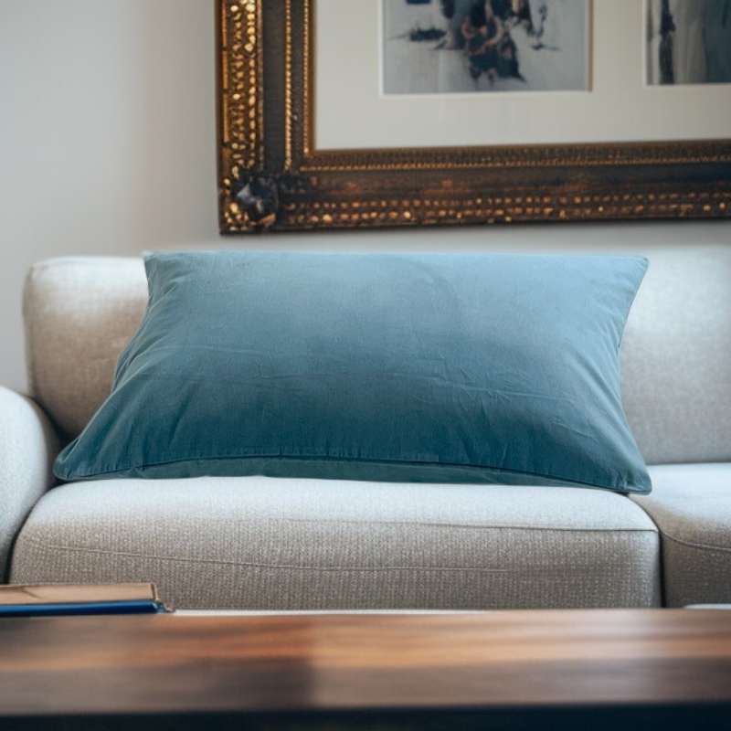 Kissenbezug aus reiner, gewaschener Baumwolle