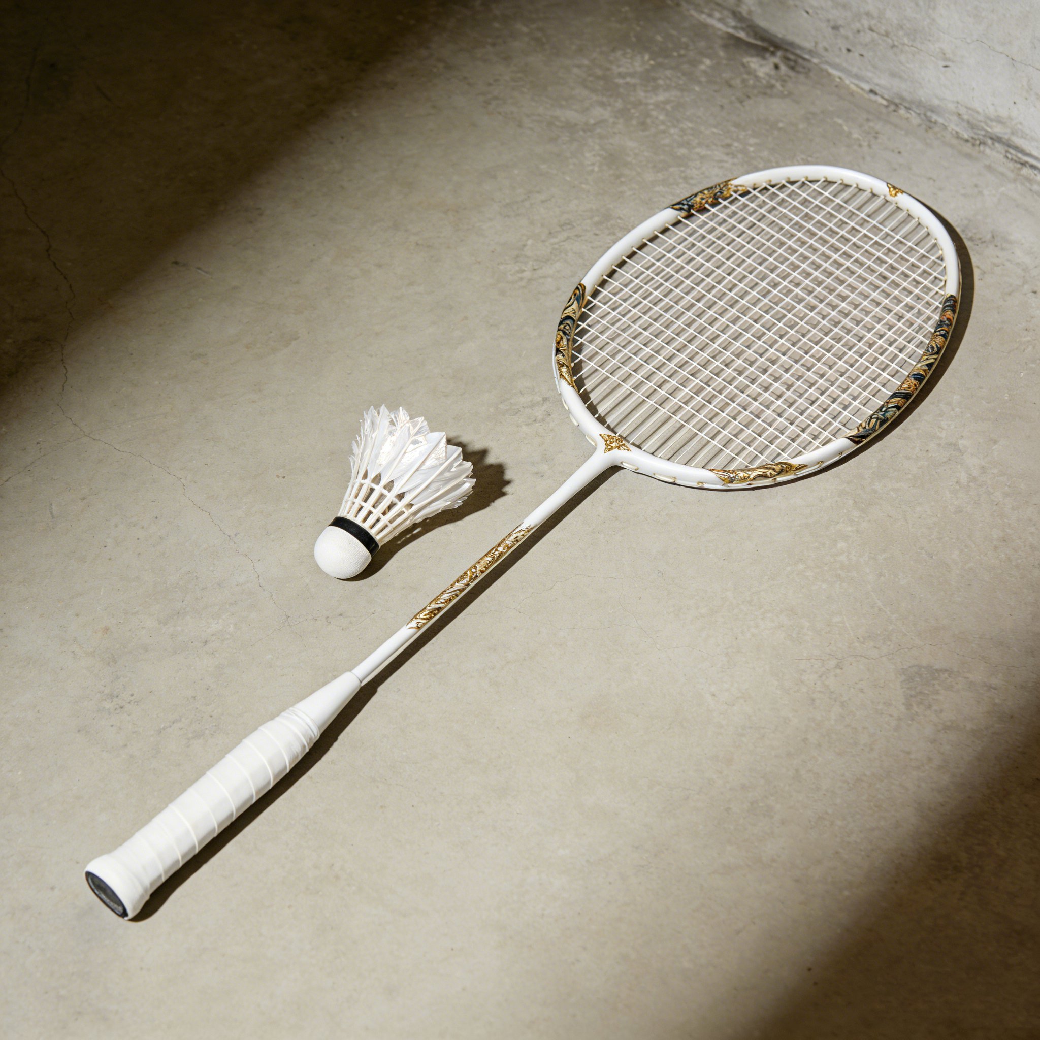 羽毛球ラケットとシャトルセット