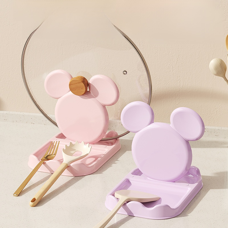 卡通抗菌防霉鍋蓋收納架