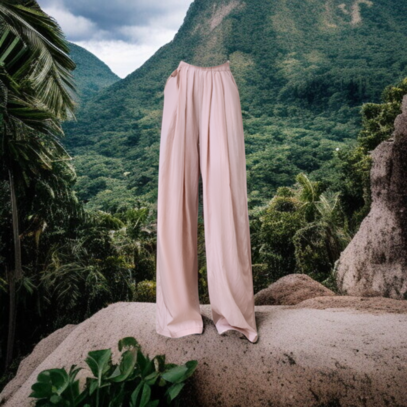 夏パンツ 2025 山本パンツ ハイウエスト ルーズパンツ ドレープ 日本製 ワイドレッグパンツ スリム 大きいサイズ モップパンツ レイジー カジュアル ワイドレッグパンツ