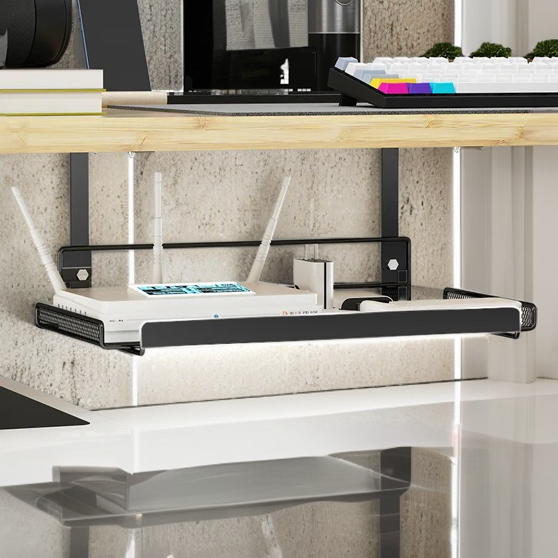 Under Desk No-Installation Storage Rack