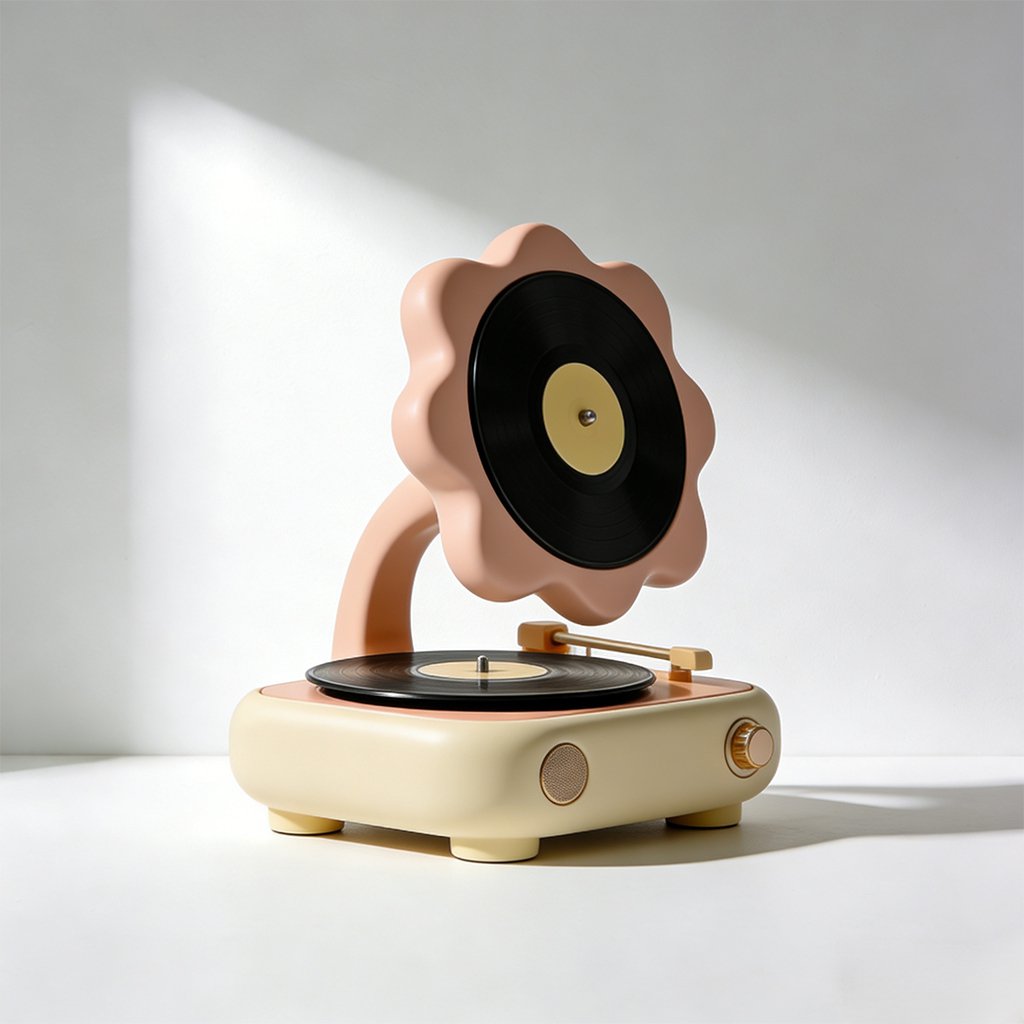 블루투스 휴대용 턴테이블