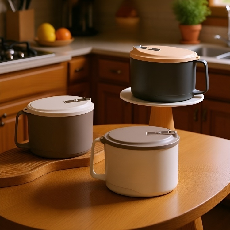 스테인리스 스틸 소재의 다기능 이중 구조 내열 및 보온 도시락