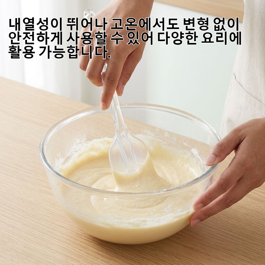 투명 실리콘 버터 스패튤라