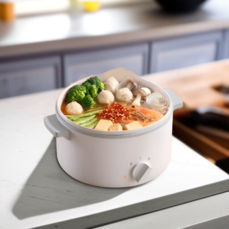 Multifunktionaler Elektrokocher – Dämpfen, Kochen und Grillen in einem Gerät