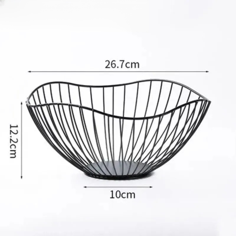 仿蓮葉鐵製水果盤
