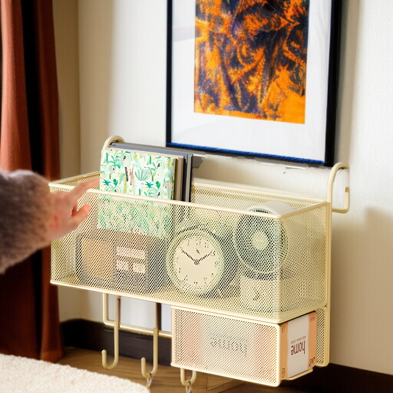 Hängender Korb für die Büroaufbewahrung, Schreibtisch, Arbeitsplatz, Transformation, Organisation, A