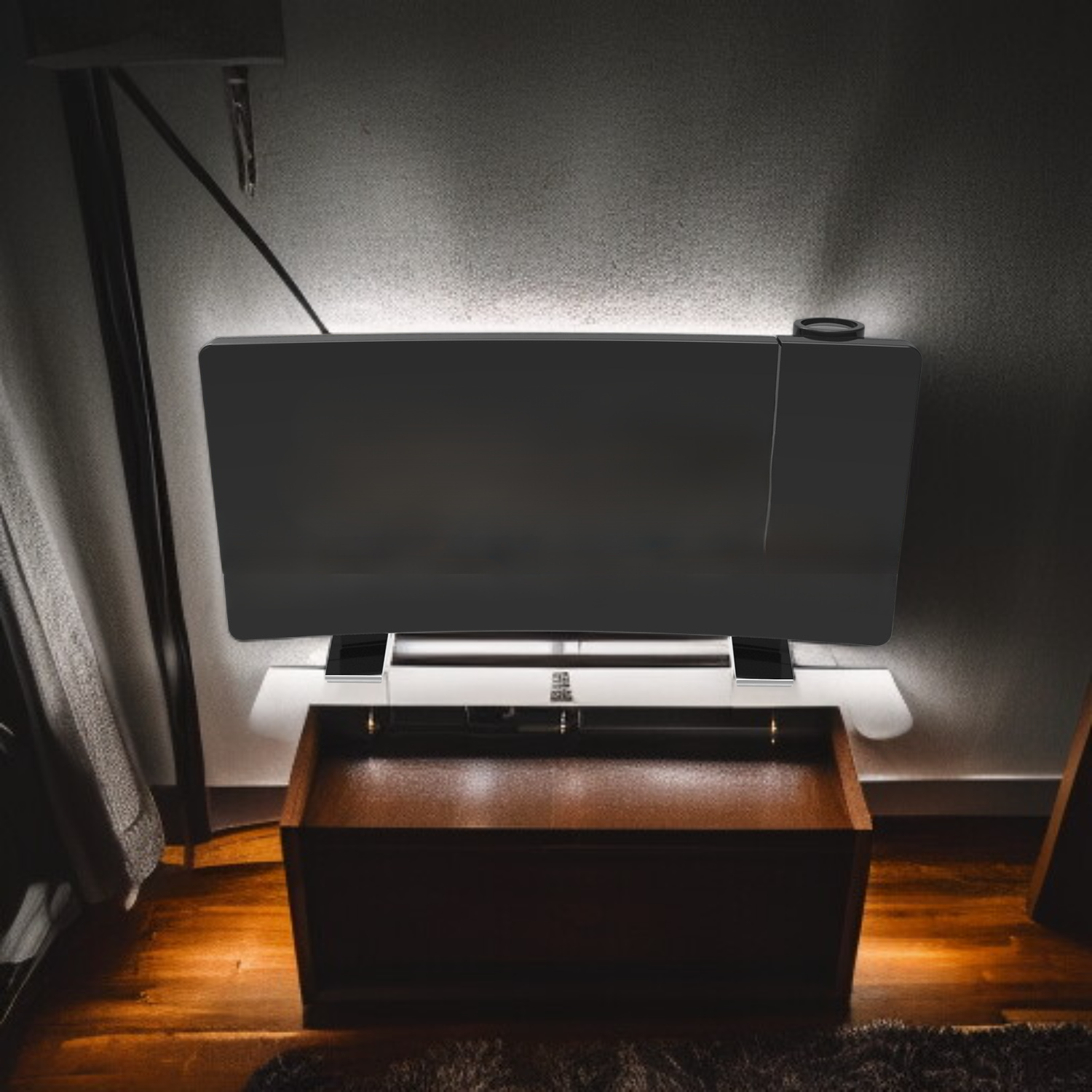 라디오와 알람이 결합된 디지털 시계