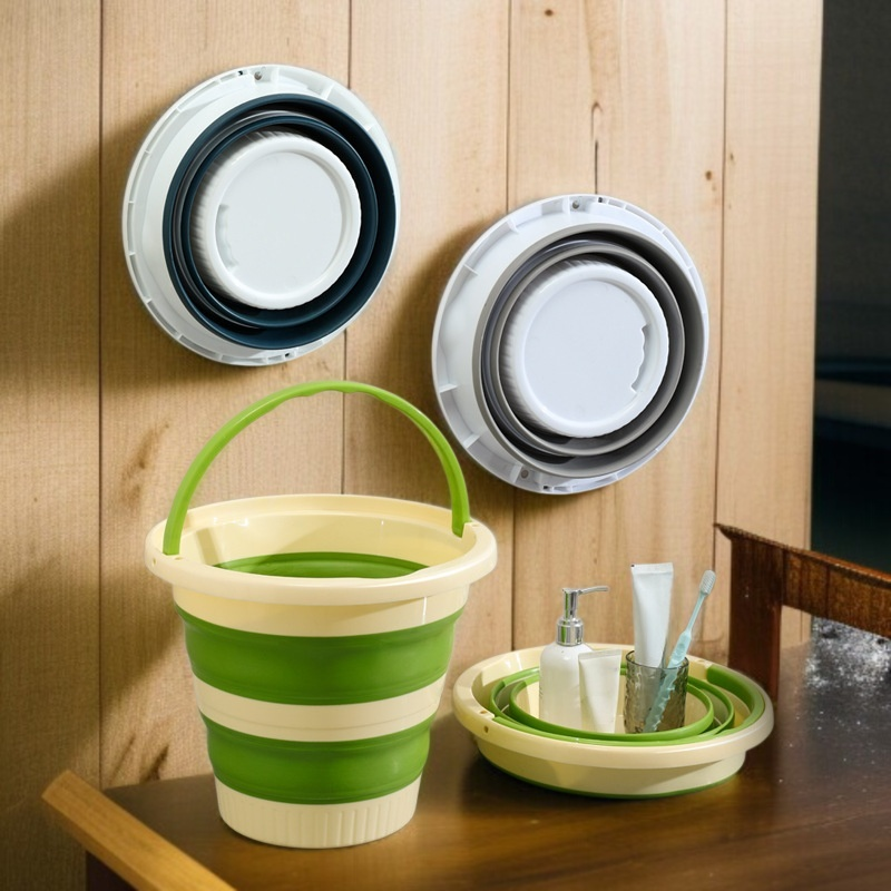 Tragbare faltbare Kunststoff-Eimer