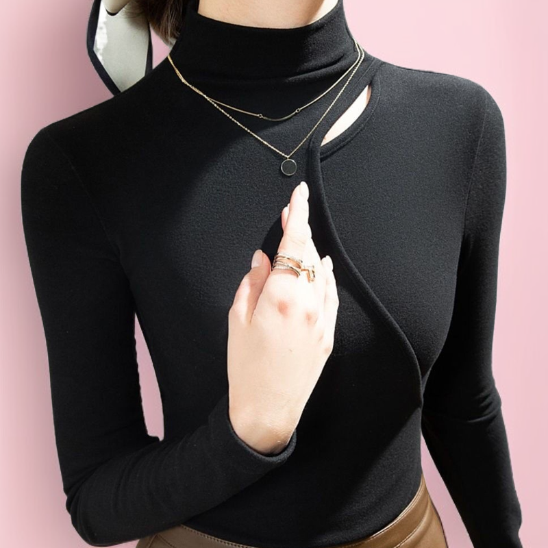 ドイツ風ハイネックベースレイヤーシャツ