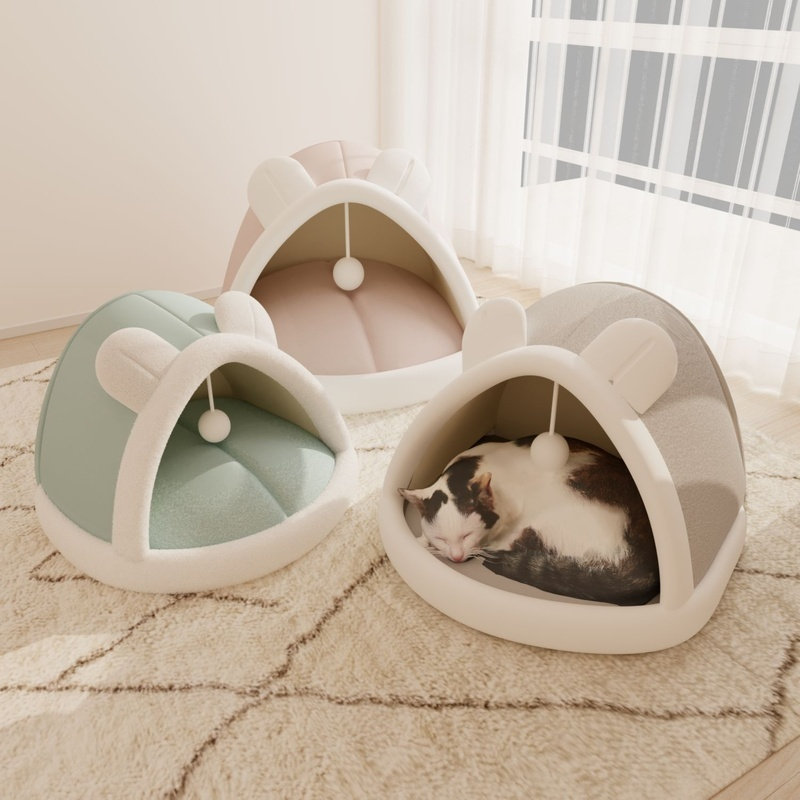 ที่นอนสัตว์เลี้ยงฟองน้ำที่ปลอดภัย