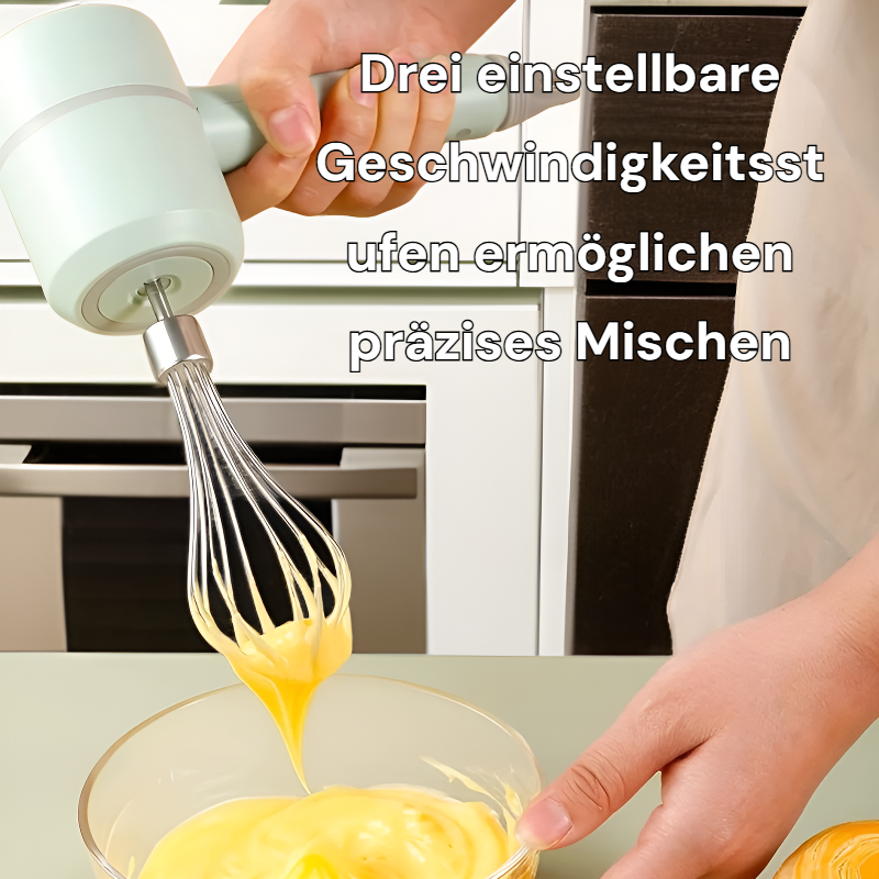 Handheld Mixer mit 3 Stufen, unverzichtbares Küchenwerkzeug für Backen