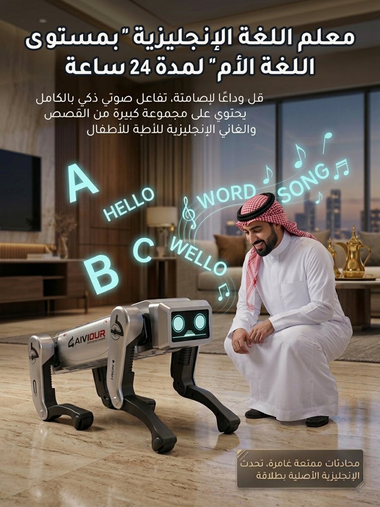 روبوت كلب ذكي يعمل بالذكاء الاصطناعي